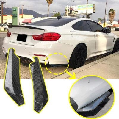 2 шт. для аксессуаров INFINITI диффузор кромки заднего бампера автомобиля разветвитель Canard черный - Изображение 1 из 4