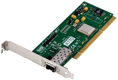 Controller ATTO 7030-03294-01 Rev C Fibre Channel 4Gbps PCI-X Standard Profile - Image 1 of 2
