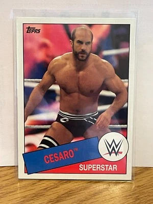 2015 Topps Heritage WWE #96 Cesaro wrestling card - Image 1 of 2