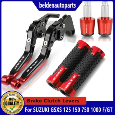 NEW Motorcycle Adjustable Brake Clutch Levers Handle For SUZUKI GSX-S 750 1000 Foto 1 de 4