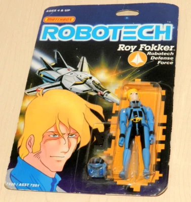 ROBOTECH MATCHBOX 1985 ВИНТАЖНЫЙ ROY FOKKER 3,75 ФИГУРКА НОВАЯ ЗАПЕЧАТАННАЯ ФИГУРКА - Изображение 1 из 4