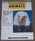 ENDANGERED ANIMALS POSTER BOOK, BY WEBER COSTELLO, 1990, BALD EAGLE, CONDOR