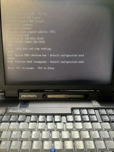 Vintage Micron PC Xke Series Windows 95 Laptop Computer funktionstüchtig - Bild 1 von 8