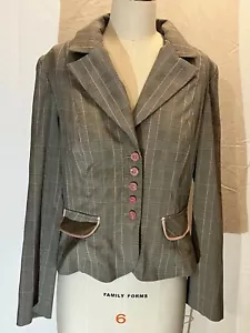 Vintage Bisou Bisou Womens Blazer Size 12 In Great Condition. Has No Pockets - Picture 1 of 5