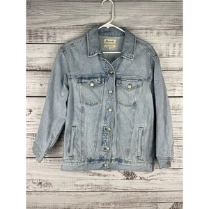 Madewell Oversized Trucker Jean jacket size XS New Light Wash NE368 Fitzgerald - Picture 1 of 10
