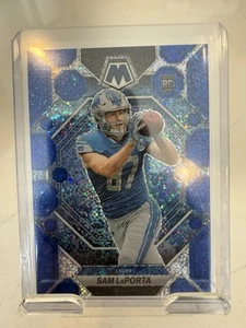 2023 Panini Mosaic Football #360 Blue Sparkle Pack Sam LaPorta SP /96 (RC) - Picture 1 of 2