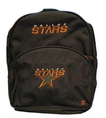 Mochila preta pequena Dallas Stars comprimento 11" NHL/nova com etiquetas - Imagem 1 de 4