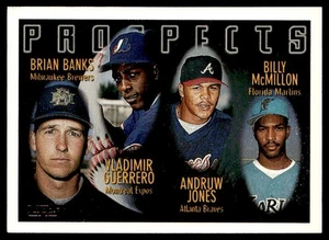 1996 Topps #435 Banks / Guerrero / Jones / McMIllon - Picture 1 of 2