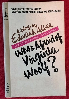 Who's Afraid Of Virginia Woolf? By Edward Albee 1965 Pocketbooks Edition  - Imagem 1 de 4