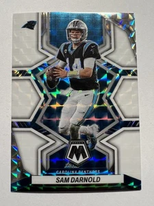 2022 Panini Mosaic Sam Darnold #27 White Prizm /25 Carolina Panthers - Picture 1 of 2
