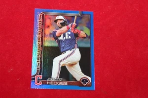 2025 Topps Series 2, Austin Hedges #667, Blue Holo Foil Parallel, /150 Guardians - Foto 1 di 3