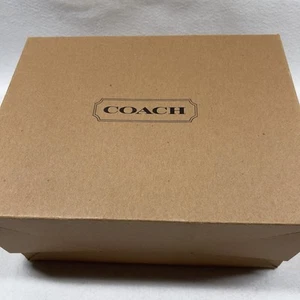 Coach leere Handtasche Box hellbraun 13”x10”x6” 2 Stück Band - Bild 1 von 18