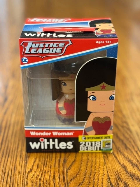 Wonder Woman Metallic Wittles Wooden Kokeshi Doll 2018 SDCC EE Ltd Edi