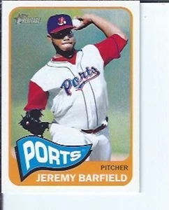 Jeremy Barfield 2014 Topps Heritage Minors Short Print - Picture 1 of 1