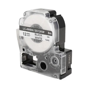 5 Pack -4WBN LC-4WBN9 (SS12KW) Etiketten BäNder für LabelWorks LW8310 - Bild 1 von 7