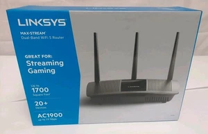 LINKSYS EA7450 MAX-STREAM AC1900 ROUTER GIGABIT INALÁMBRICO DE DOBLE BANDA - Imagen 1 de 4