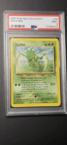 PSA 9 COMO NUEVO 2001 POKEMON NEO DISCOVERY SET TARJETA SCYTHER 46/75 - Imagen 1 de 1
