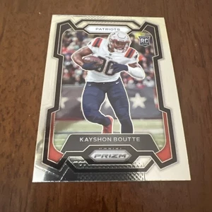 2023 Prizm Kayshon Boutte New England Patriots rookie card #370 nuova con etichette - Foto 1 di 2