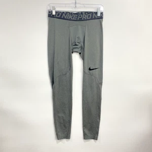 Nike Pro Training Compression Tights Youth Medium Gray Full Length Running - Bild 1 von 8