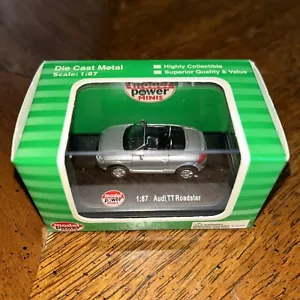 Model Power Minis Silver Die Cast Audi TT Roadster 1:87 - Picture 1 of 3