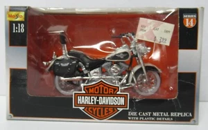 2002 Maisto Harley Davidson 1993 FLSTN Heritage Softail 1:18 Scale Series 14 - Picture 1 of 8