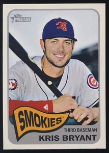 2014 MiLB Topps Heritage Minor League Minors Baseball Rookie #30 Kris Bryant RC - Picture 1 of 2