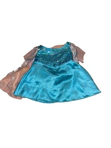 Build A Bear Workshop Disney Frozen Elsa Dress BABW Clothing Outfit - Picture 1 of 3