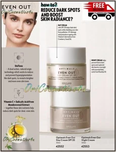 Oriflame Optimals Even Out Day and Night Cream  Helps To Reduce Dark Spots - Picture 1 of 7