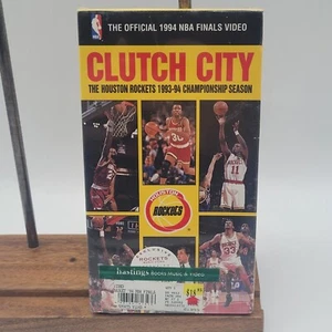 Brand New NBA Clutch City Houston Rockets 1993-1994 Championship Season VHS  - Foto 1 di 2