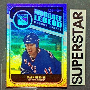 MARK MESSIER  2011/12 O-Pee-Chee Marquee LEGEND RAINBOW #515 New York Rangers