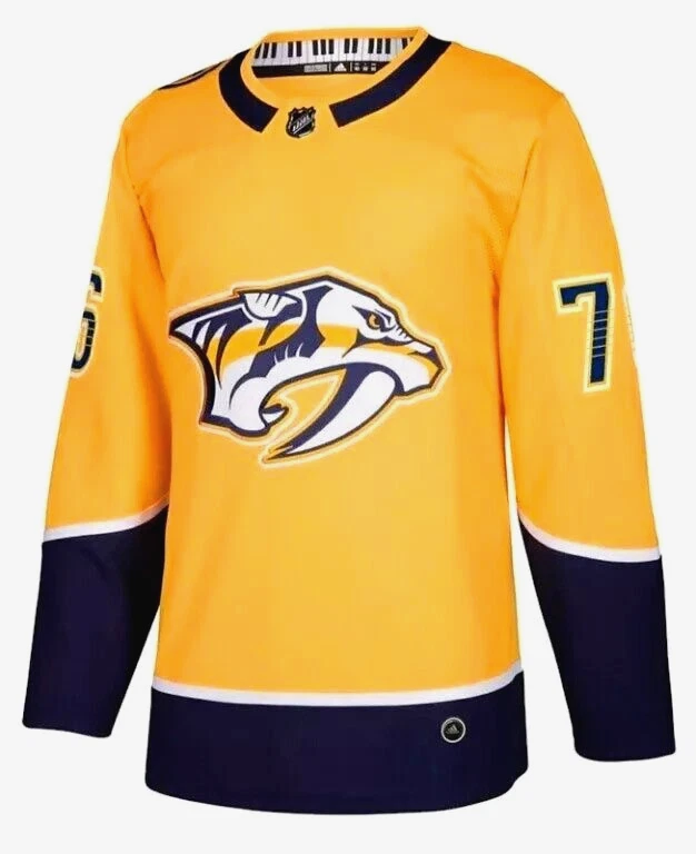 ADIDAS NHL AUTHENTIC CLIMALITE HOME JERSEY NASHVILLE PREDATORS SUBBAN 76 SIZE 60