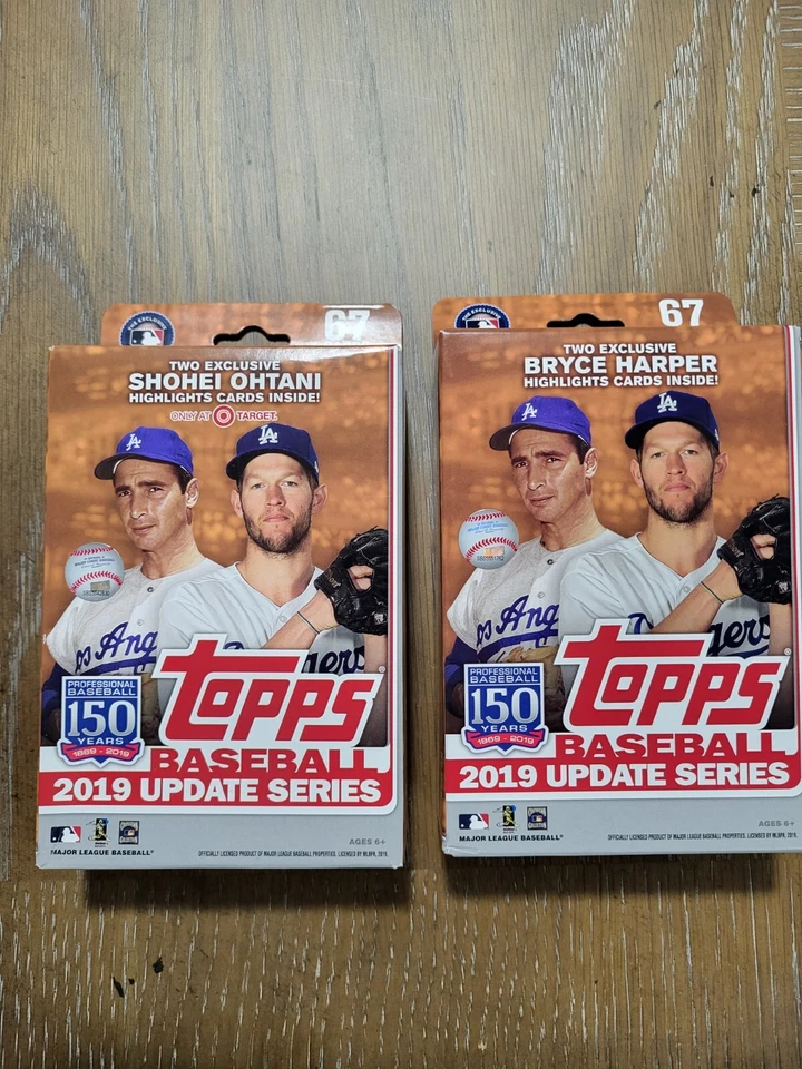 (2)-2019 Topps Update Series Baseball Sealed Hanger Boxes -  V. Guerrero RC?? - Image 1 of 1