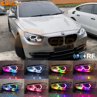 For BMW 5 Series F07 535i 550i GT Concept M4 Iconic Style Hex RGB LED Angel Eyes - Изображение 1 из 4