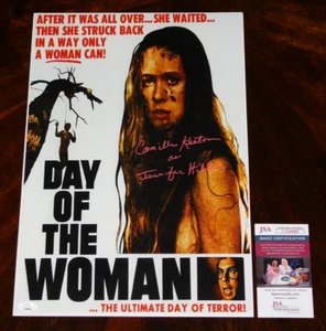 CAMILLE KEATON SIGNED DAY OF THE WOMAN 12X18 POSTER JSA I SPIT ON YOUR GRAVE!!! - Picture 1 of 1