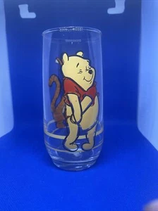Vintage Disney Pooh And Tigger Anchor 6” Drinking Glass Winnie the Pooh - Picture 1 of 2