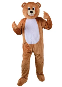 Adult Size Teddy Bear Mascot Costume - Picture 1 of 1