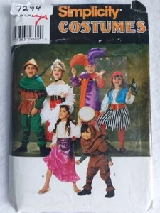 Simplicity 7294/639 Child's Various Period Costume Patterns Size S-M-L  1996 - Bild 1 von 2