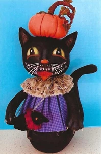 Cloth Folk Art Doll Pattern "Cat and Crow Purse" By Susan Barmore - Picture 1 of 1