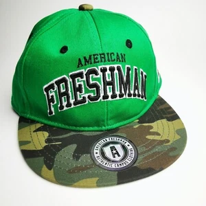 ~ American Freshman ~ Authentische Campus-Kleidung Druckknopflasche grün tarnfarben ~ 12 - 16 ~ - Bild 1 von 6