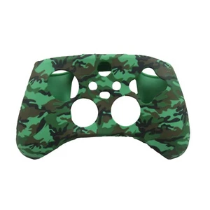 Silicone Grip Cover For Xbox One Series X Controller Green Camo Design - Picture 1 of 7