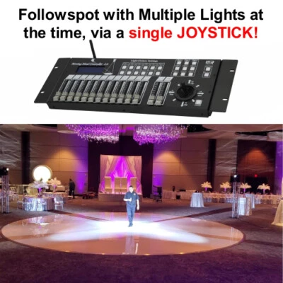 DMX Board, Moving Head Controller 2.0 for Followspot + Gobo projection, I2R Tech - Image 1 of 4