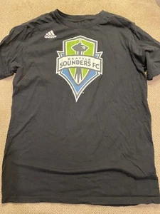 Men's Adidas SEATTLE SOUNDERS Black shirt Medium M - Bild 1 von 1