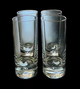 Set Of 4 Kosta Boda Pippi Flat Tumbler 5-7/8” Controlled Bubble Excellent - Picture 1 of 10