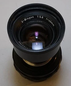 Carl Zeiss S-Biogon 40/5.6 40mm f/5.6 modifiziert für Fujifilm GFX 50S 50R 100 100S - Bild 1 von 3