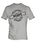 MADE IN HEDON MENS T-SHIRT GIFT CHRISTMAS BIRTHDAY 18TH 30TH 40TH 50TH 60TH