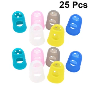 25 PIEZAS Protectores Protectores de dedos de guitarra Selecciones de guitarra personalizadas Protector de punta de dedo - Imagen 1 de 11