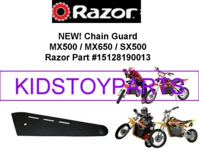 RAZOR SCOOTER PARTS New OEM Chain Guard for Razor MX500 and MX650 Dirt Rocket Dirt Bike