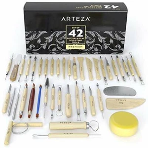 Pottery & Clay Sculpting Tools (Set of 42 By Arteza) - Picture 1 of 4