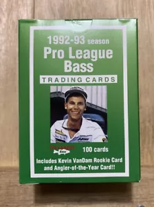 Pro League Bass 100 Card Set Kevin Vandam RC 1992-93 Bassmaster Fishing Cards - Picture 1 of 4