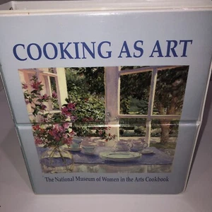 Cooking As Art by The National Museum of Women in the Arts 2001 Binder Cookbook - Picture 1 of 11